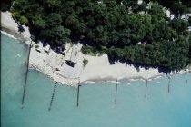 Aerial view of NSSD parcel; Central and North Beach